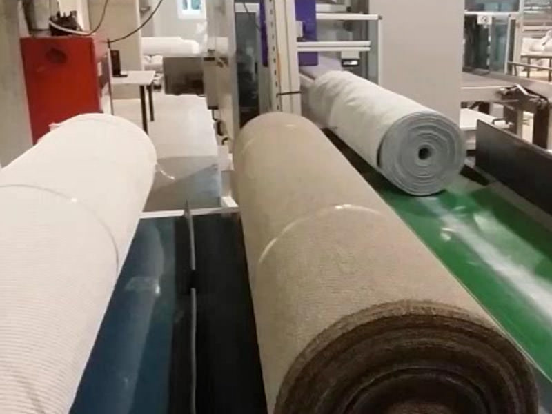 AATEQ - Conveyor belt transport system for textile (fabric) rolls